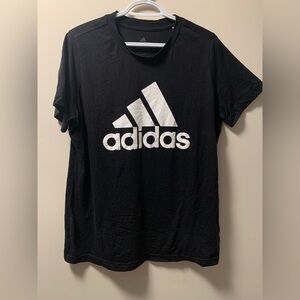 Adidas basic black t-shirt XL